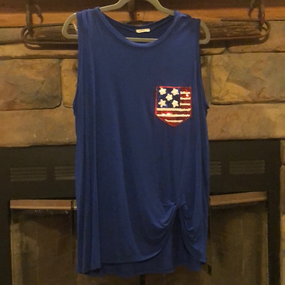 American Flag Pocket Shirt